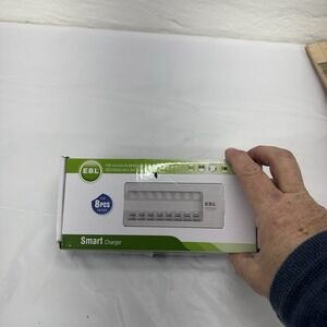Lot EBL AA AAA 1100/ 2800mAh Ni-MH Rechargeable Batteries / 8-Slot Smart Charger